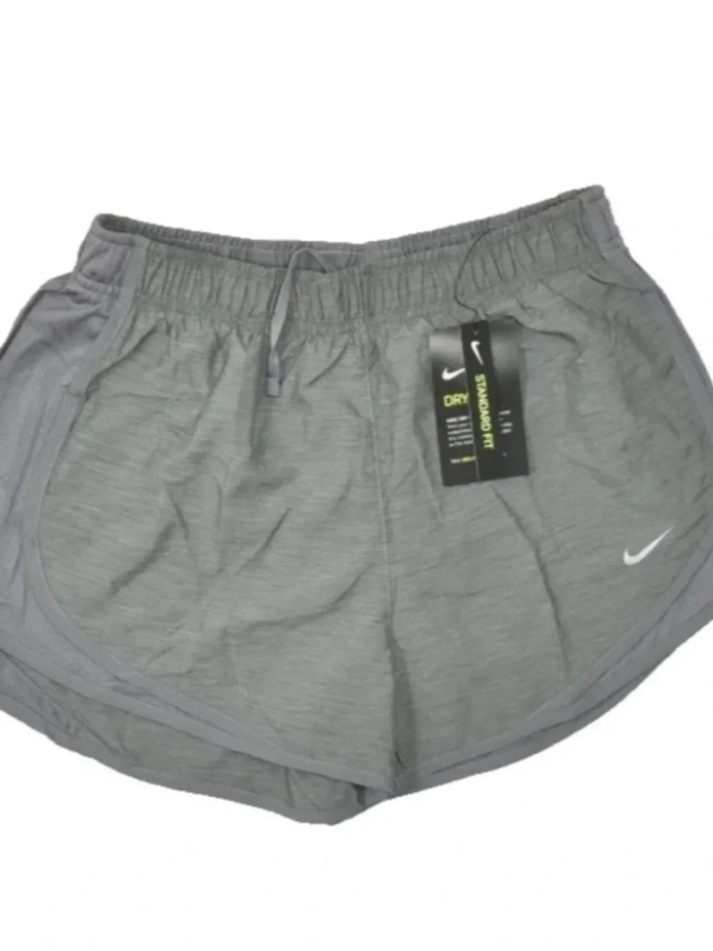 Nike Womens Dry Tempo Running Shorts Grey Heather Dri-FIT DB4487-067 XSmall NWT